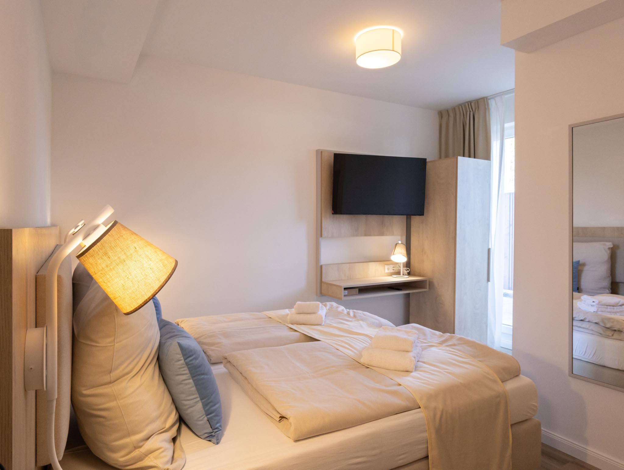 Doppelzimmer Kajüte – Einrichtung im FairSchlafen Boutique Hotel